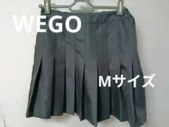 黒 ミニプリーツスカート