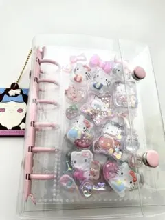 シール帳完成品 チャーム付き❤︎キティ❤︎サンリオ❤︎シマエナガ❤︎ちいかわ❤︎オバケーヌ