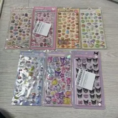 Aセット　ボンボンドロップ等 シール・ステッカー 7枚セット