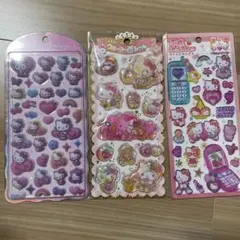 キティ　シール　3種セット