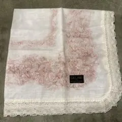 セリーヌ　CELINE レースハンカチ 新品