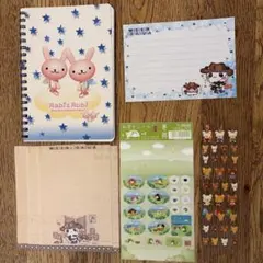 Rabi&Rubiノート　平成レトロ　平成女児　バラメモ　シール