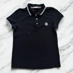 美品✨MONCLER レディース 半袖 ポロシャツ ブラック XS