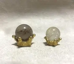天然石】スモーキークォーツ ミニスフィア 台座付き（お買い得品