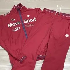 デサント ムーブスポーツ ピンクジャージ上下