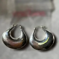 vintage 925 パフィヴィンテージフープピアス - メルカリ