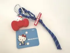 HELLO KITTY ハローキティ ストラップ 立体キーホルダー　リボン