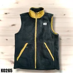 ノースフェイス 美品 ボア フリースベスト M ブラック K0265