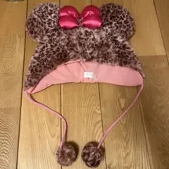 ミニーちゃん♡ピンクヒョウ柄ファンキャップ