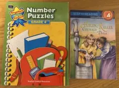 Helen Keller Number Puzzles 英語　2冊セット