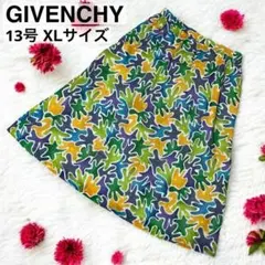 美品★GIVENCHY ジバンシー スカート ひざ丈 13 XL 総柄のサムネイル