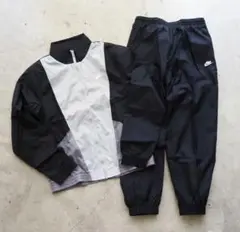 【新品】NIKE ナイキ セットアップ ジャージ ブラック グレー　Mサイズ