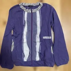 新品　ズッパディズッカ　紫色　ストライプフリルジャケット