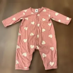 ハート ロンパース