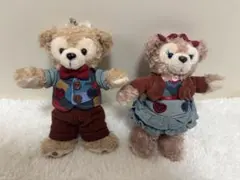 ダッフィー　シェリーメイ　ぬいぐるみバッジ
