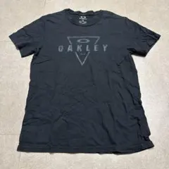 Oakley オークリー　半袖　tシャツ　黒　ブラック　ロゴ　M