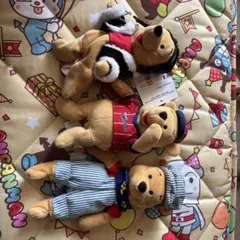 コスプレクマのプーさんぬいぐるみ3個セット