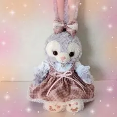 ステラルー　ハンドメイドコスチューム　ブラウス&スカート　ピンクチェック