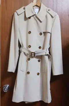 【新品】H&M トレンチコート　ベージュ 36　通勤　就活
