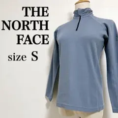 【ザノースフェイス】FLIGHT SERIES 刺繍ロゴハーフジップ カットソー