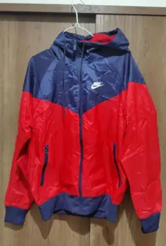 Nike ナイロンジャケット Sサイズ レッド/ネイビー