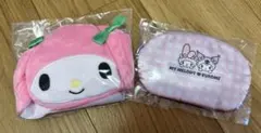 【新品未使用】モスバーガー マイメロディ & クロミ エコバッグ サテンポーチ