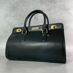 美品✨ MORABITO ハンドバッグ ターンロック ブラック フォーマル