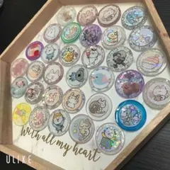 今だけ500円☆キラキラ輝くホログラム入り♡動物モチーフのおはじきシールセット