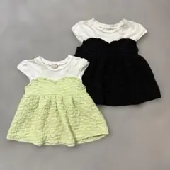 petit main フリルTシャツ 110 双子