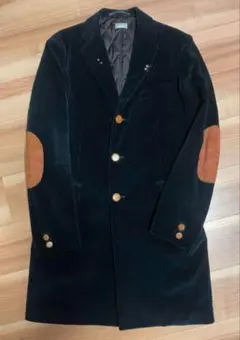 kolor BEACONカラー チェスターコート コーデュロイ ネイビー kolor BEACON＞コーデュロイ コート