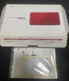Nintendo 3DS レッド 箱、説明書のみの出品