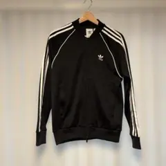 adidas トラックジャケット ブラックMサイズ美品