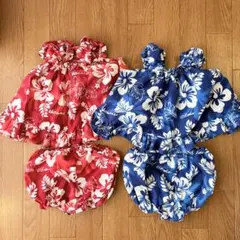 ベビー　女の子　セットアップ　ハワイ　アロハ