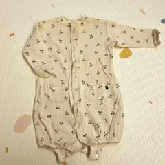 futafuta さくらんぼ柄ロンパース50〜60