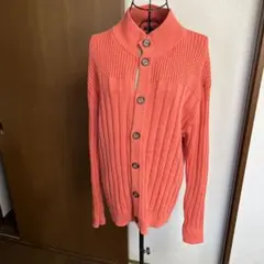 ドゥクラッセ　オレンジ色カーディガン