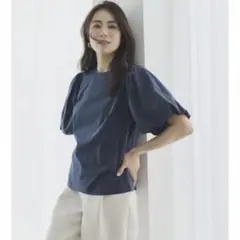 #Newans パフスリーブカットソー　ハッシュニュアンスのサムネイル