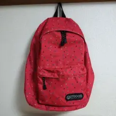 OUTDOOR PRODUCTS リュック ビッグハート 総柄 ピンク Y2K - メルカリ