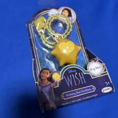 新品　ディズニー　ウィッシュ　WISH ネックレス　光る　アメリカ　スター　星