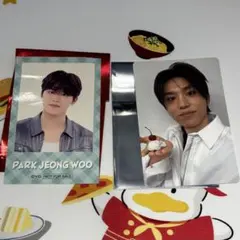 TREASURE はぴだんぶい カフェ 東京 トレカ ジョンウ