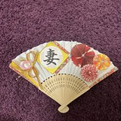 和風扇子と結婚式飾りセット