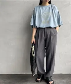 REMI RELIEFレミレリーフ別注ビッグシルエットSP加工プリントTシャツ