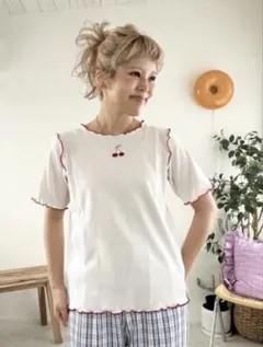 しまむら ayano リブメローT
