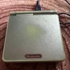 【ジャンク】ゲームボーイアドバンス SP グリーン本体&アダプター