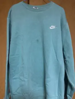 ナイキ スウェット スウッシュ　刺繍ワンポイントロゴ　ブルー