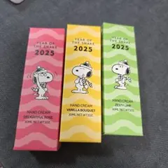 スヌーピー ハンドクリーム 3個セット L'OCCITANE　ロクシタン