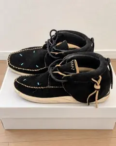 VISVIM FBT US8 26〜26.5cm ブラック スエード 箱付き