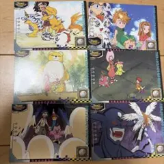 デジモンアドベンチャー カード 1999年製 2枚セット デジモンアドベンチャー02 カードダス 1999年の選ばれし子供たち