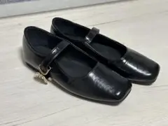 レディース ブラック 黒 パンプス 22.5cm