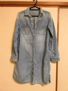 無印良品 デニムシャツワンピース Ｍサイズ