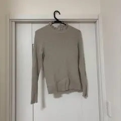 mystic ミスティック　ラメフリルタートルネックニット　トップス